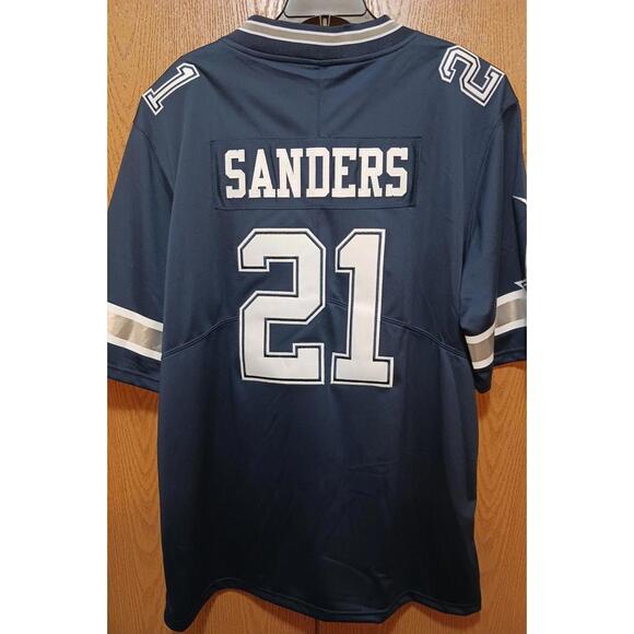 Deion Sanders-Nike-Cowboys-Jersey-Blue-Used- Size:XL$100 - Picture 5 of 9